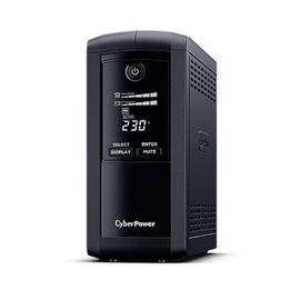 SAI Línea Interactiva CYBERPOWER VP1000ELCD - 550W · 4xSchuko · Negro