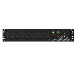 SAI Línea Interactiva PHASAK PH 9202 - 480W · 800VA · 6xSchuko · Negro