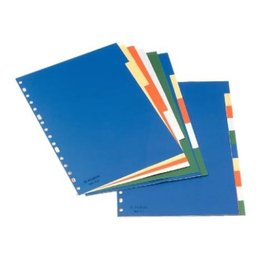 Separador de Archivador ESSELTE 11710 - A4 · 5 Colores · 10 Unidades