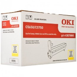 Tambor original 43870005 oki amarillo
