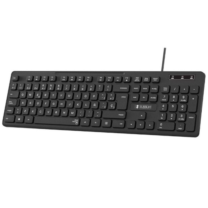 Teclado con Cable Silencioso SUBBLIM Business SUBKBC-0SSK50 | CasadelaTinta