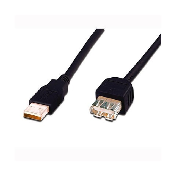 Cable Alargador USB 2.0 TIPO A M-H - 5 m · Negro | CasadelaTinta