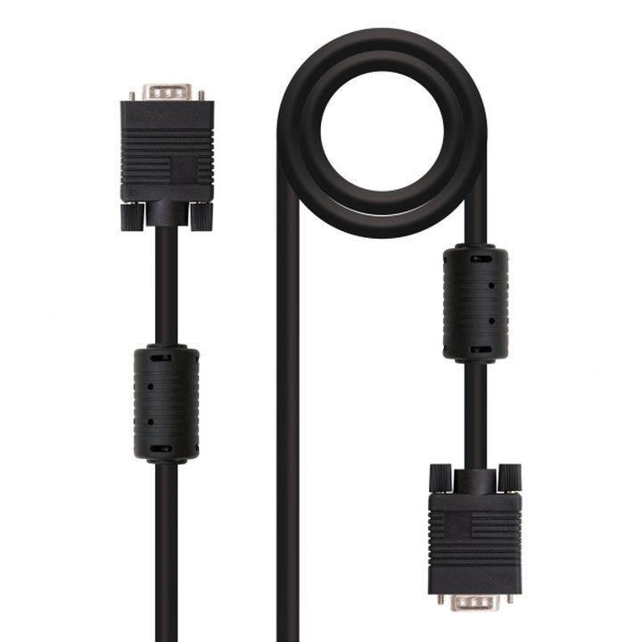 Cable S/VGA HDB15/M a HDB15/M - 1 m · Negro | CasadelaTinta