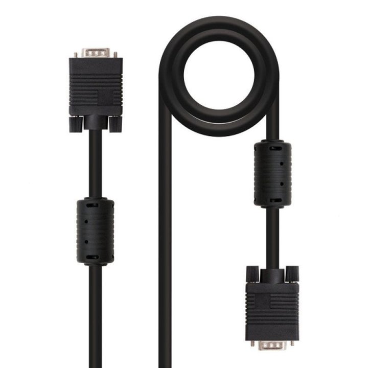Cable VGA con Ferrita HDB15 Macho a Macho (1.8m) Alta Calidad de Señal | CasadelaTinta
