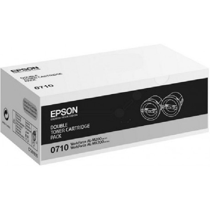 Toner original C13S050710 epson 0710 negro | casadelatinta