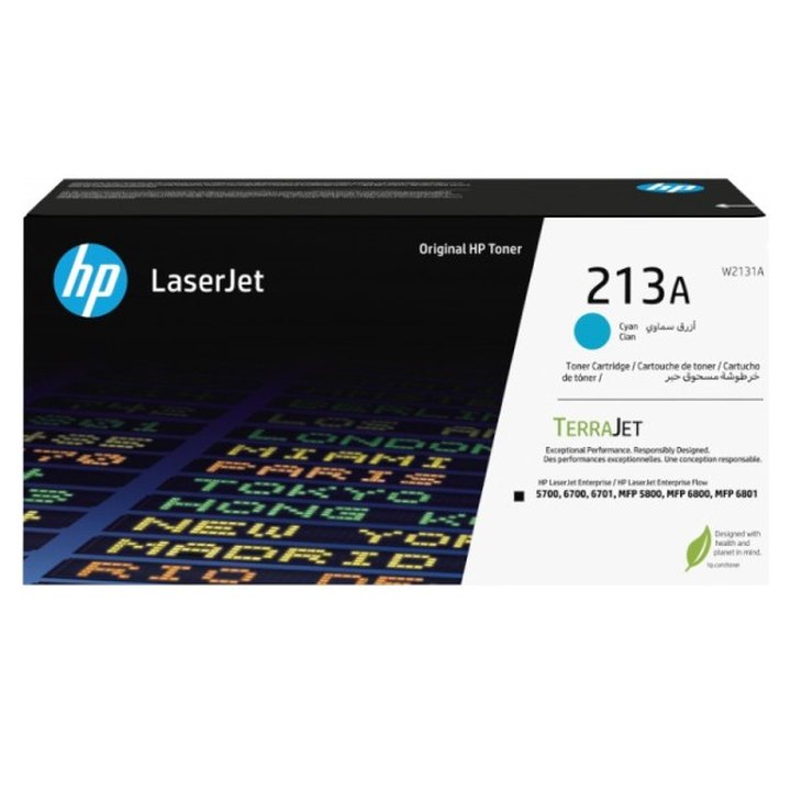 Toner Original HP 213A Cian - W2131A | CasadelaTinta