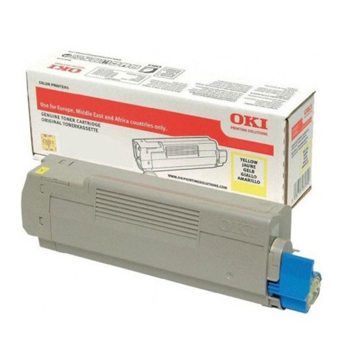 Toner Original OKI C833 Amarillo - 46443101 | CasadelaTinta