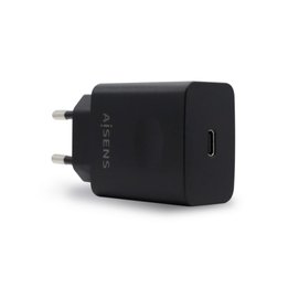 Cargador de Pared AISENS ASCH-1PD20-BK - 20W · USB Tipo C · Blanco