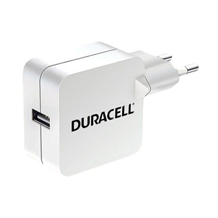 Cargador de Pared DURACELL 5V · 2.4A · USB - DRACUSB2W-EU | CasadelaTinta