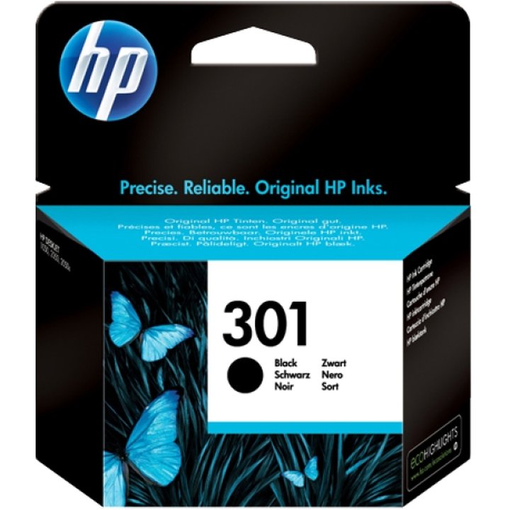 Cartucho Original HP 301 Negro - CH561EE | CasadelaTinta