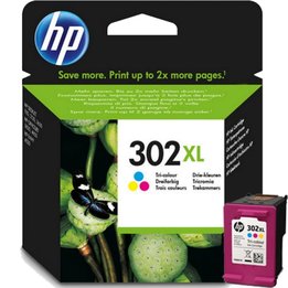 Cartucho Original HP 302XL Tricolor - F6U67AE