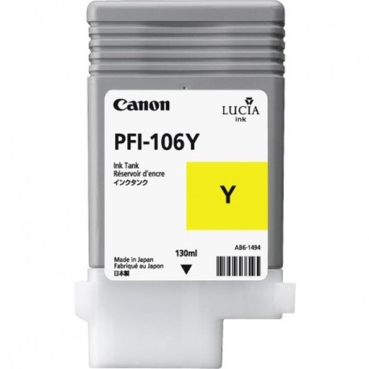 Cartucho Original CANON 6624B001AA Amarillo - PFI106Y | CasadelaTinta