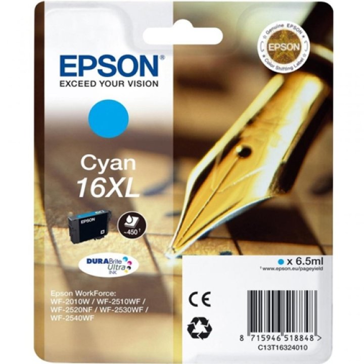 Cartucho Original EPSON 16XL Cian - C13T16324010 | casadelatinta