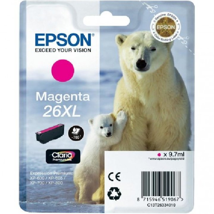 Cartucho Inkjet original C13T26334010 epson magenta | casadelatinta