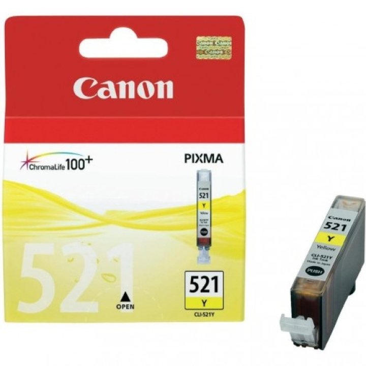 Cartucho Inkjet original CLI521Y canon amarillo | casadelatinta