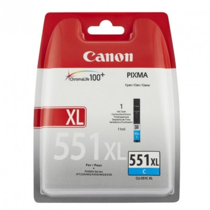 Cartucho Original CANON CLI551XL Cian - CLI551XLC | casadelatinta