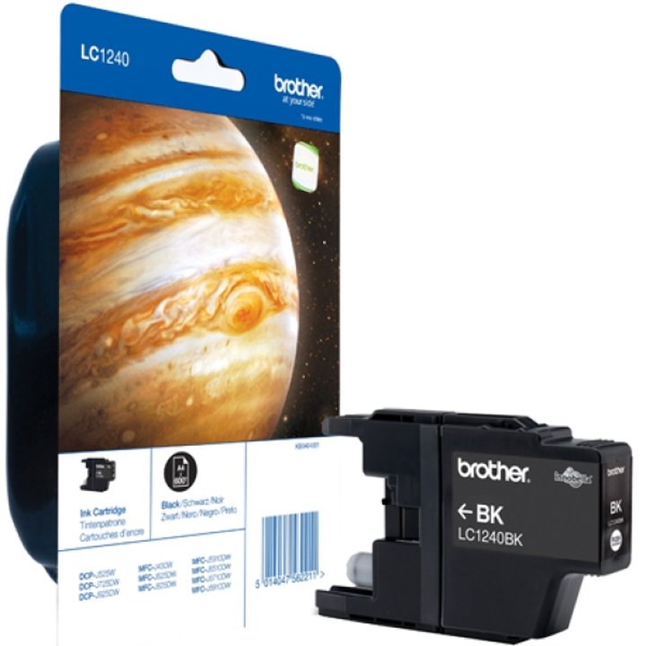 Cartucho Inkjet original LC1240BKBP brother lc1240 negro | casadelatinta