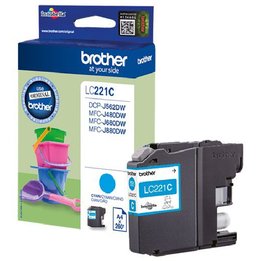 Cartucho Inkjet original LC221C brother