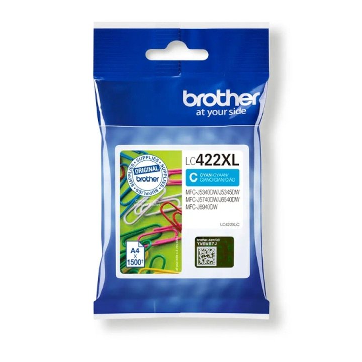 Cartucho Original BROTHER LC422XL Cian - LC422XLC |casadelatinta