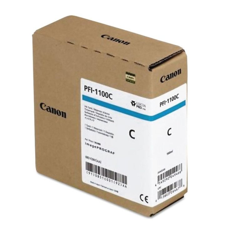 Cartucho  Original CANON PFI1100 Cian - 0851C001 | CasadelaTinta
