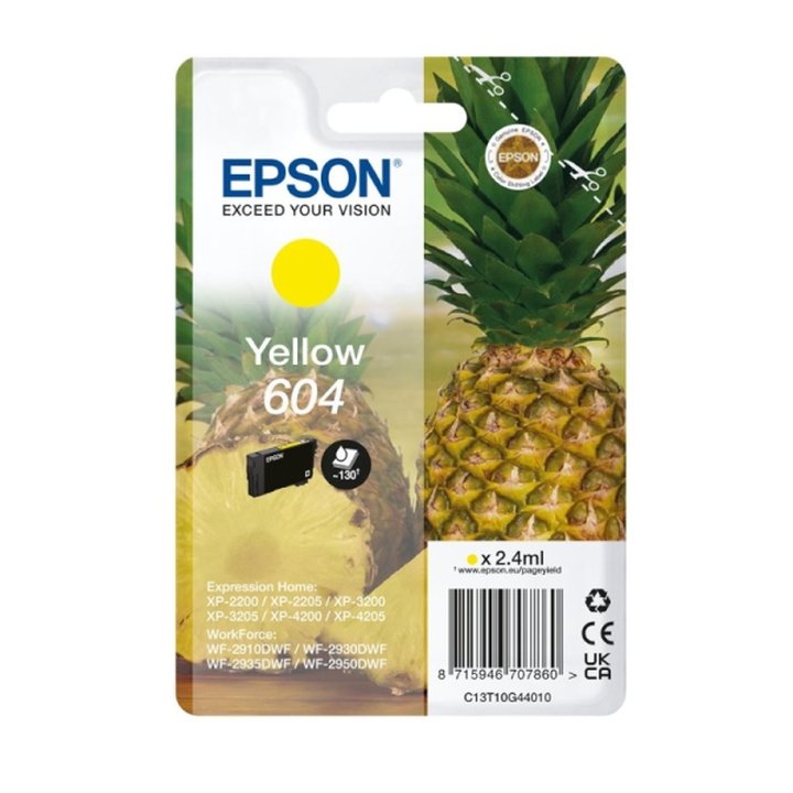 Cartucho Original EPSON 604 Amarillo - C13T10G44010 | CasadelaTinta