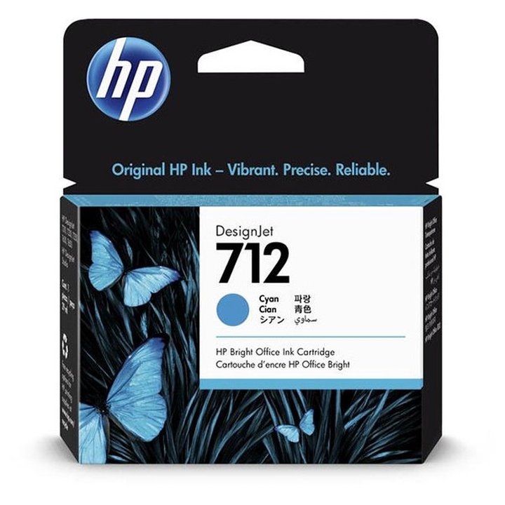 Cartucho Original HP 712 Cyan - 3ED67A | CasadelaTinta