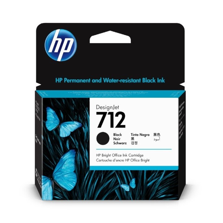 Cartucho Original HP 712 Negro - 3ED71A | CasadelaTinta
