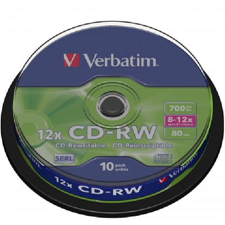 CD-RW VERBATIM 43480 | casadelatinta