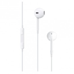 Auriculares con Cable APPLE EarPods MNHF2ZM/A - Jack 3.5mm · Cable 120cm · Micrófono · Blanco