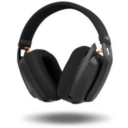 Auriculares Gaming Diadema Inalámbricos KROM Kanji -  BT 5.3 ·USB Tipo C · Micrófono · Negro