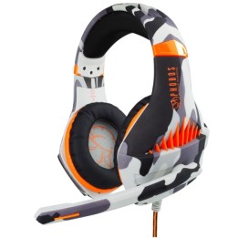 Auriculares Gaming Diadema con Cable BLADE PHOBOS WINTER WARRIOR  - 50mm · Cable 1.2m · 3.5mm · Negro