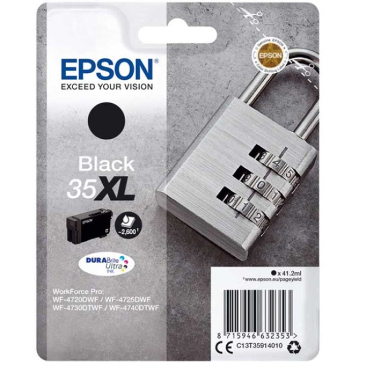 Cartucho Original EPSON 35XL Negro - C13T35914010 | CasadelaTinta