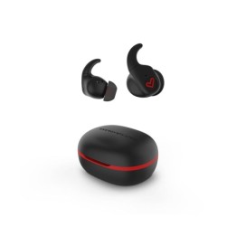 Auriculares Inalámbricos ENERGY SISTEM Freestyle - BT 5.3 · Microfono · Estuche de Carga · Negro/Rojo