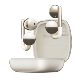 Auriculares Inalámbricos KIESLECT Ora Earring Pods YFT2171EU - BT · Microfono · Estuche de Carga · APP Traductor IA · Dorado