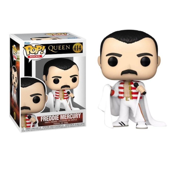FUNKO POP Freddie Mercury con Capa 414 - Queen - 889698753746 | CasadelaTinta