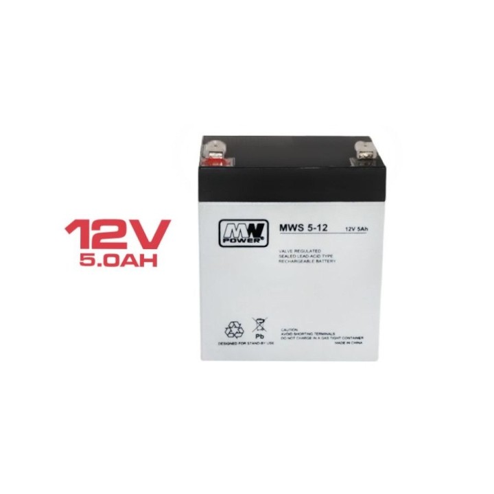 Batería para SAI MW POWER BAT105 - 12V · 5Ah | CasadelaTinta