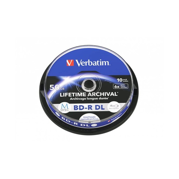 BD-R M-DISC DL VERBATIM Imprimible 43847 | CasadelaTinta