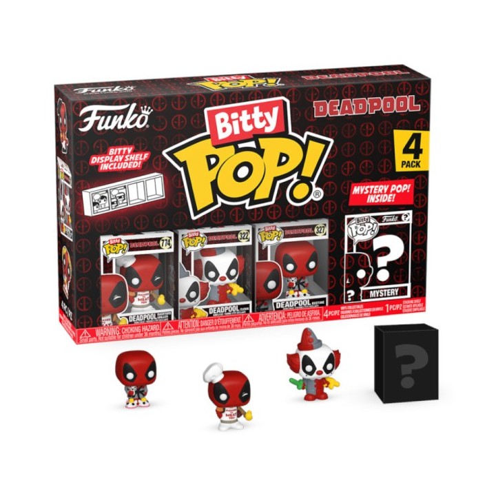 BITTY POP Deadpool BBQ - 4 Figuras - 889698849593 | CasadelaTinta