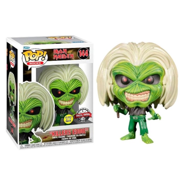 FUNKO POP Killers Eddie Resplandeciente 144 - Iron Maiden Edición Especial | CasadelaTinta