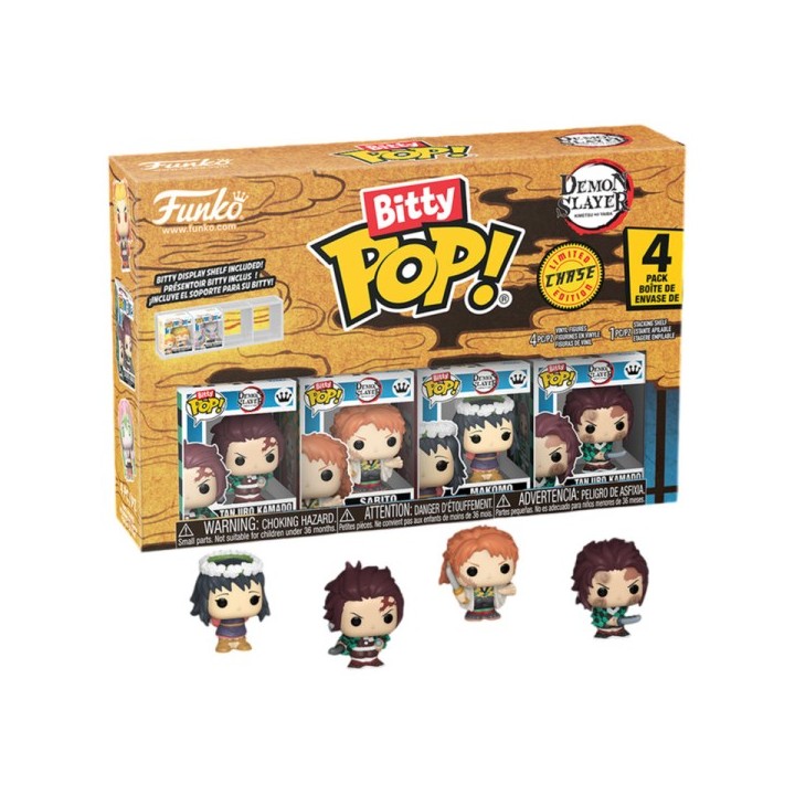 BITTY POP Demon Slayer Series 4 - 4 Figuras - 889698869522 | CasadelaTinta