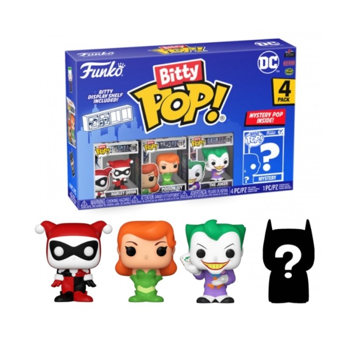 BITTY POP Harley Quinn - 4 Figuras - 889698713139 | CasadelaTinta
