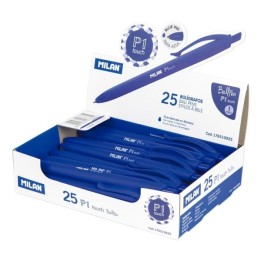 Bolígrafo MILAN 176510925 - 1mm · Azul · Caja 25 Unidades