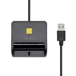 Lector de Tarjetas Externo AISENS ASCR-SN02SD-BK - DNI · USB 2.0 · SIM · SD/Micro SD · MMC · Negro