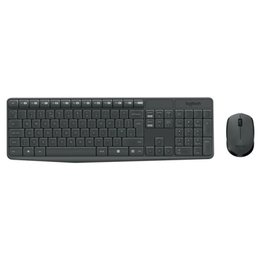 Pack Inalámbrico LOGITECH MK235 - USB · Teclado y Ratón · Negro