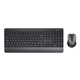 Pack Inalámbrico TRUST Trezo 24531 - USB · Teclado y Ratón · Negro