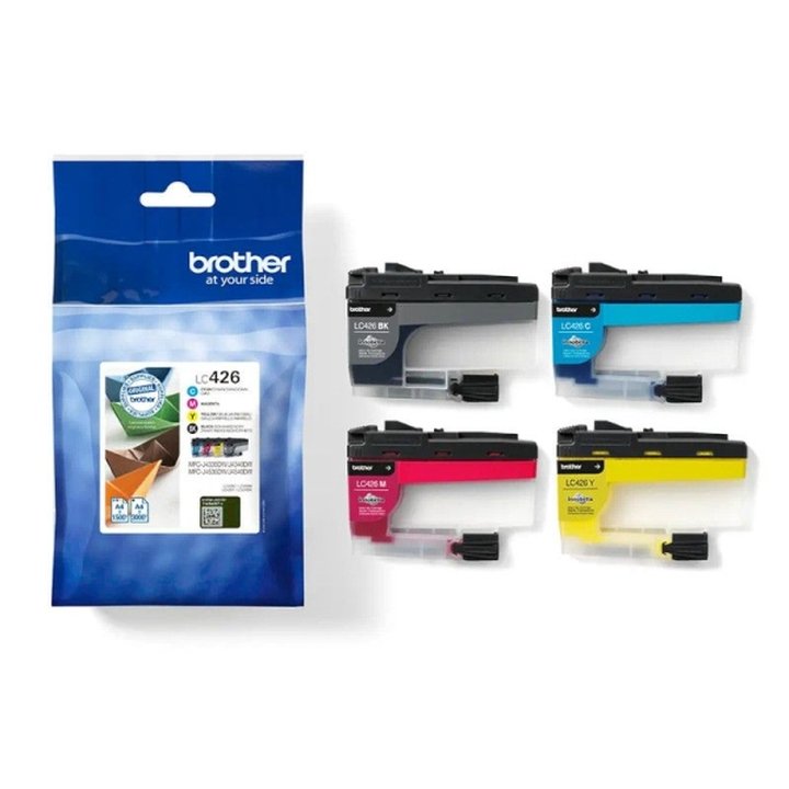 Pack 4 Cartuchos Originales BROTHER LC426 BK+C+M+Y - LC426VAL | CasadelaTinta