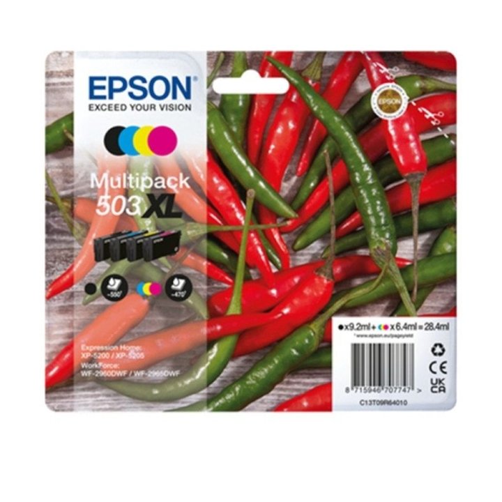 Pack 4 Cartuchos  Originales EPSON 503XL BK+C+M+Y - C13T09R64010 | CasadelaTinta