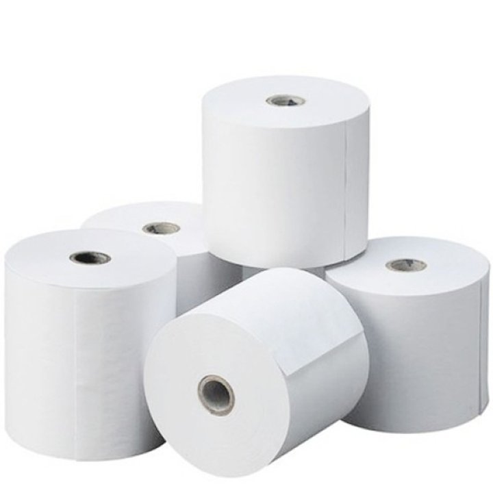 Rollos Papel Térmico 80x80x12 4 unidades Etiquetas 0063  | casadelatinta