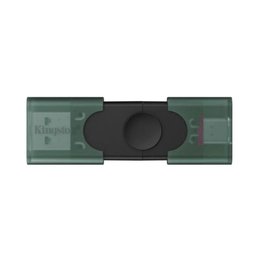 Pendrive KINGSTON DataTraveler Duo DTDEG2/128GB - 128GB · USB 3.2 · USB Tipo C · Negro/Verde