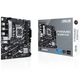 Placa Base ASUS B760M-R D4 - Socket 1700 · DDR4 · Micro ATX
